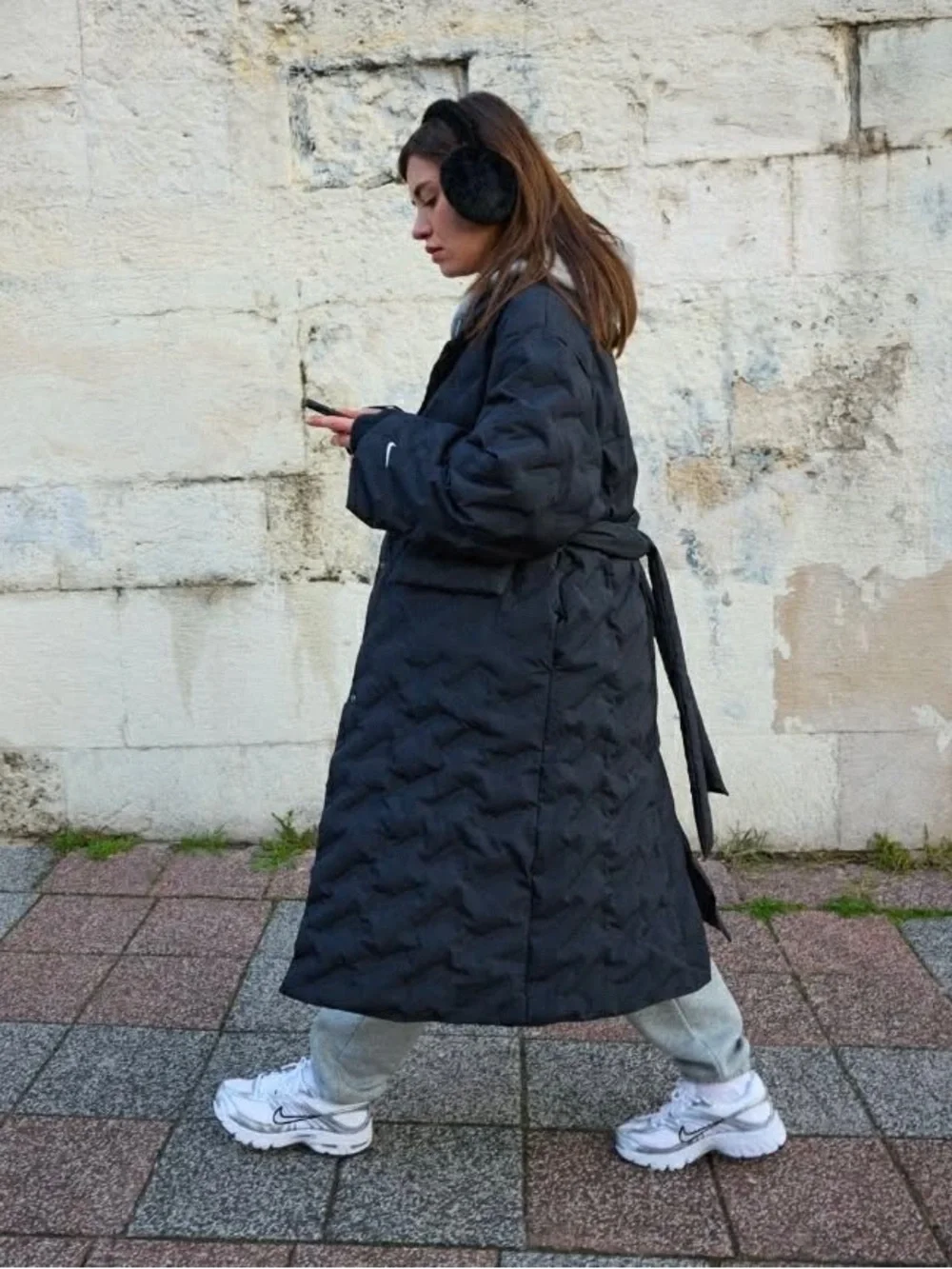 Nike Therma-Fit Down Oversized Trench Puffer Coat - Women's Size XXL